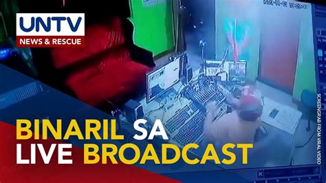 broadcaster binaril live|RADIO BROADCASTER, PATAY NANG PAGBABARILIN .